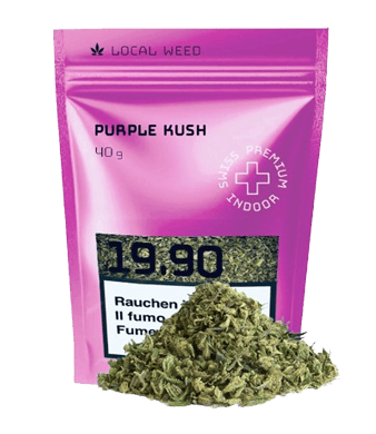 Local Weed Purple Kush ⦁ CBD Indoor Trim 1