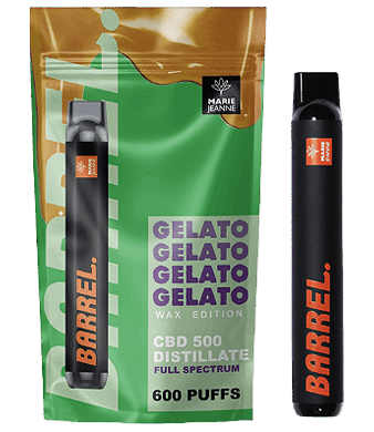 marie jeanne barrel gelato puff cbd uweed shop 1