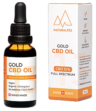Gold 13% • Huile CBD Full Spectrum - 10ml