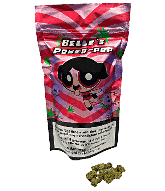 Paradise Weeds Belle's Power Pop Small CBD Buds Indoor 1