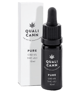 Qualicann Pure 6% THC-Free CBD Oil Broad Spectrum 1