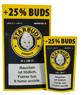 Starbuds Amnesia CBD Flower Indoor 1