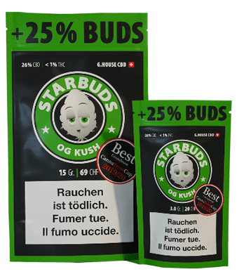 Starbuds OG Kush CBD Flower Greenhouse 1