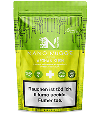 Swiss Botanic Nano Nuggs Afghan Kush Small CBD Buds Indoor 2