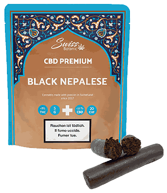 Swiss Botanic Black Nepalese CBD Hash Indoor 1