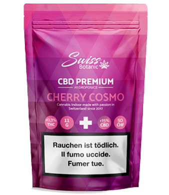 Swiss Botanic Cherry Cosmo CBD Flower Indoor 2