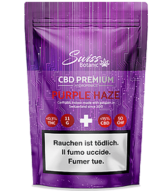 Swiss Botanic Purple Haze CBD Flower Indoor 2