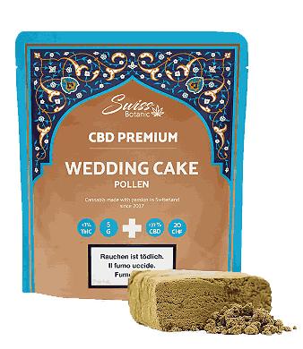 Swiss Botanic Wedding Cake CBD Pollen Indoor 1