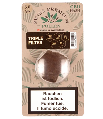 Swiss Premium Pollen Triple Filtered CBD Hash Outdoor 1