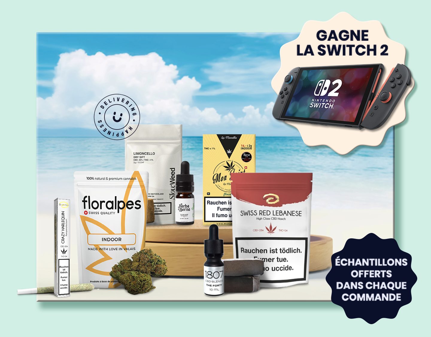 🎮 Le tirage au sort Summer Promo : tente de gagner la Switch 2 avec uWeed! 🌿🔥