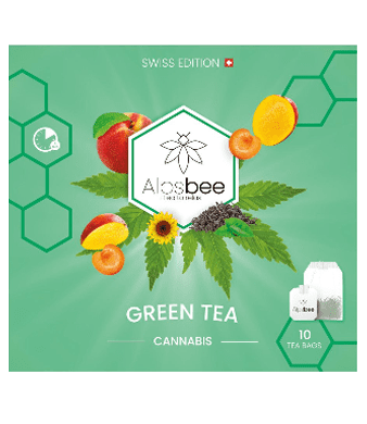 Alpsbee Green Tea CBD Hemp Tea 1