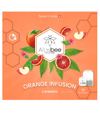 Alpsbee Orange Infusion CBD Hemp Tea 1
