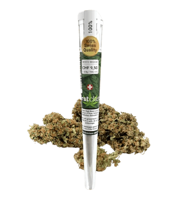 First Class CBD White Widow Pre-Rolls CBD Joints Indoor 1