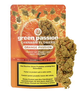 Green Passion Orange Passion CBD Flower Indoor 1