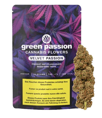 Green Passion Velvet Passion CBD Flower Indoor 1