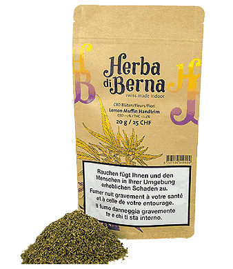 Herba di Berna Lemon Muffin Handtrim CBD Trim Indoor 1