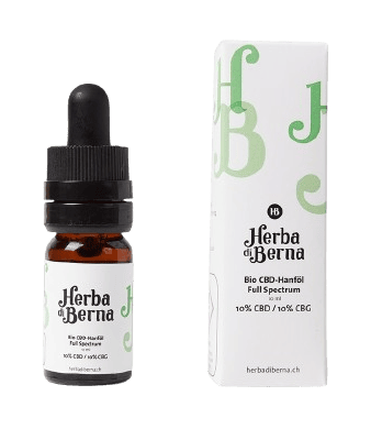 Herba di Berna Full-Spectrum Organic Hemp Oil with 10% CBG + 10% CBD 1