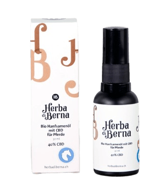Herba di Berna Organic Hemp Seed Oil with 40% CBD for Horses 1