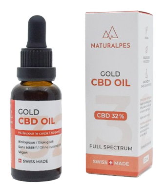 Naturalpes Gold 32% Full-Spectrum CBD Oil 1