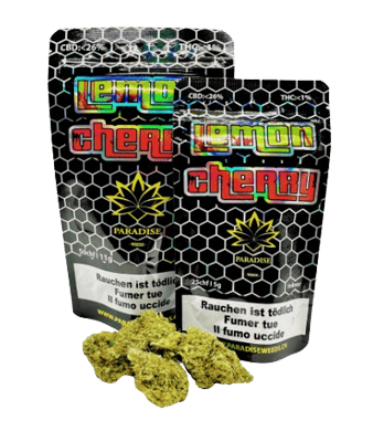 Paradise Weeds Lemon Cherry CBD Flower Indoor 1