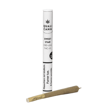 Qualicann Sweet Star Pre-Rolled Joints with Purize Activated Charcoal Filters 1
