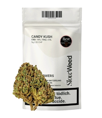 Slow Weed Candy Kush CBD Flower Outdoor 1