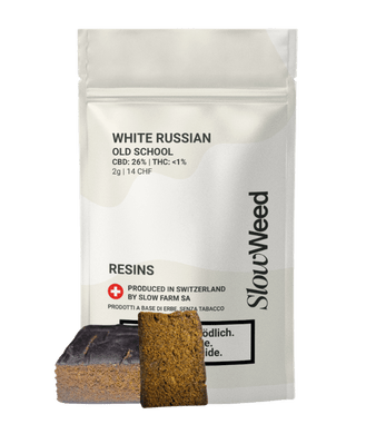 Old School White Russian • CBD Hash Outdoor - 5g