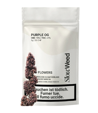 Slow Weed Purple OG CBD Flower Outdoor 1
