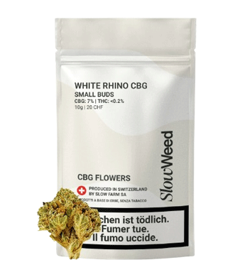 Slow Weed White Rhino CBG Flower Outdoor 1