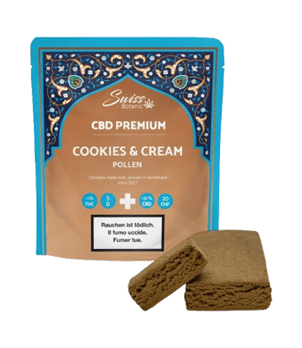 Swiss Botanic Cookies & Cream ⦁ CBD Pollen Indoor 1